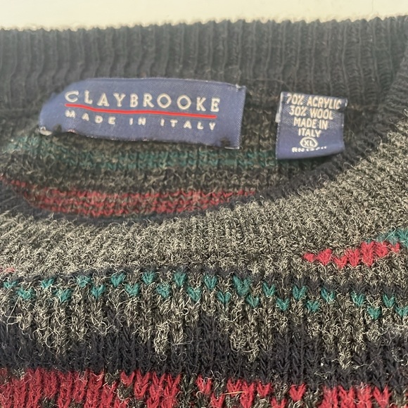 Vintage Clay Brooke Made In Italy Sz XL - Picture 3 of 6